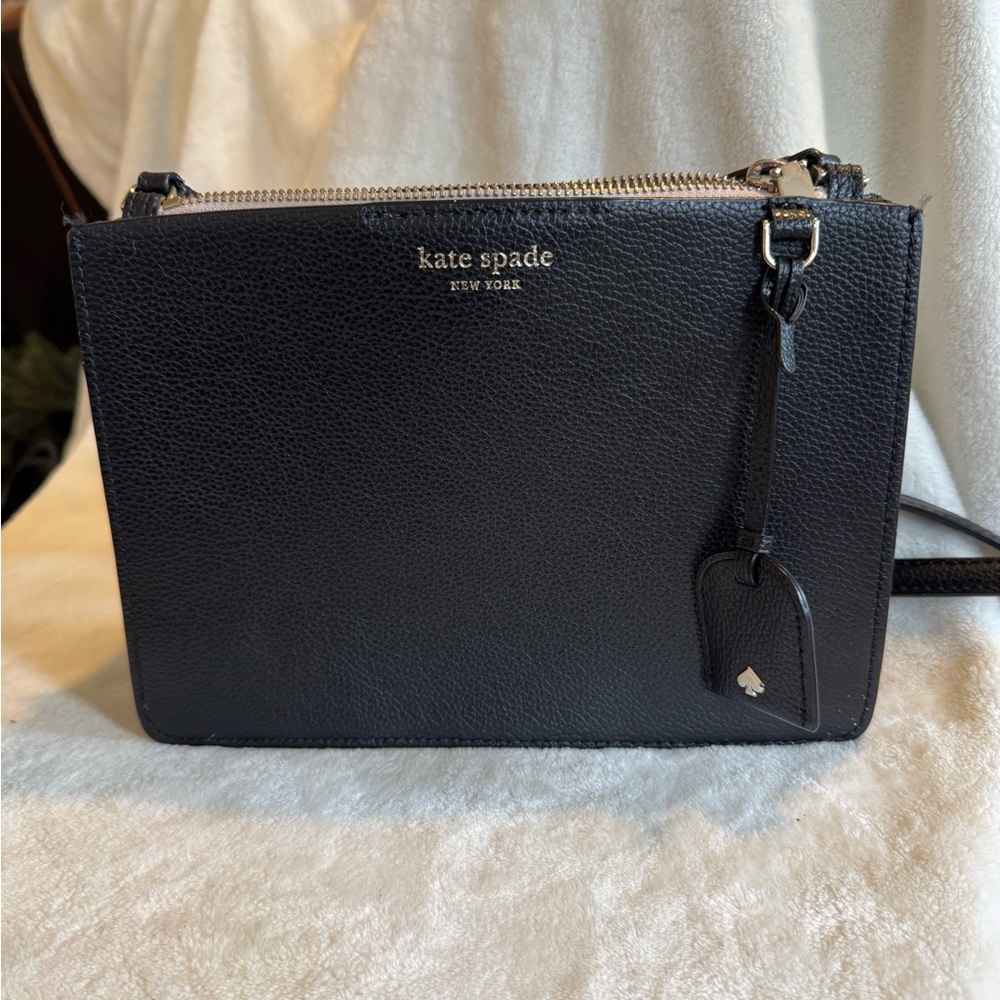 Kate Spade Black Leather Crossbody Bag